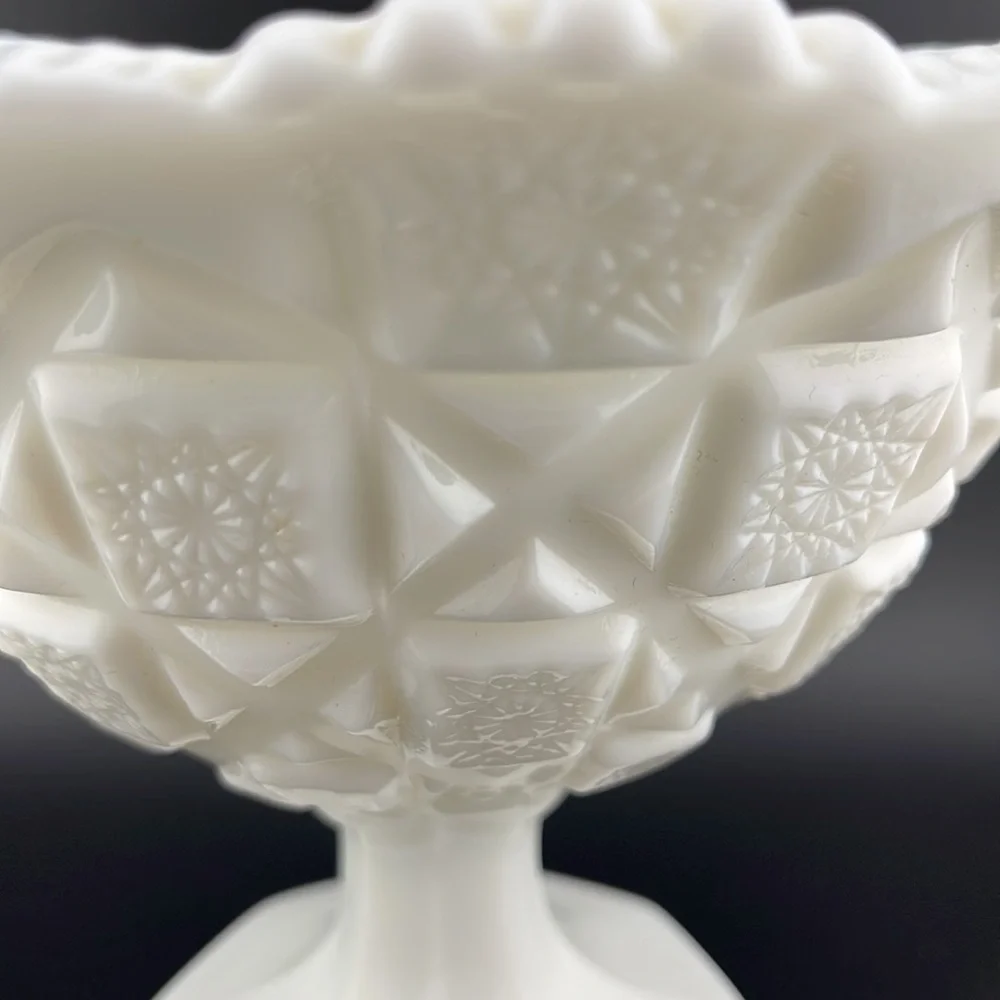 Vintage Westmoreland Milk Glass Pedestal